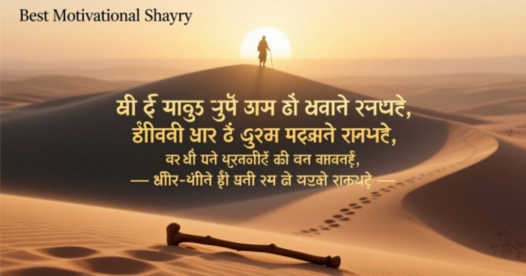 Best Motivational Shayari