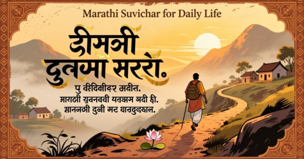 Marathi Suvichar for Daily Life