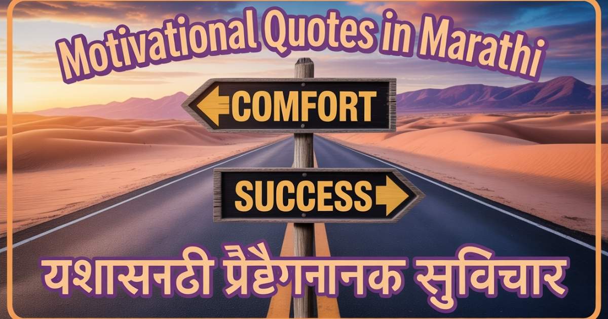 Motivational Quotes in Marathi