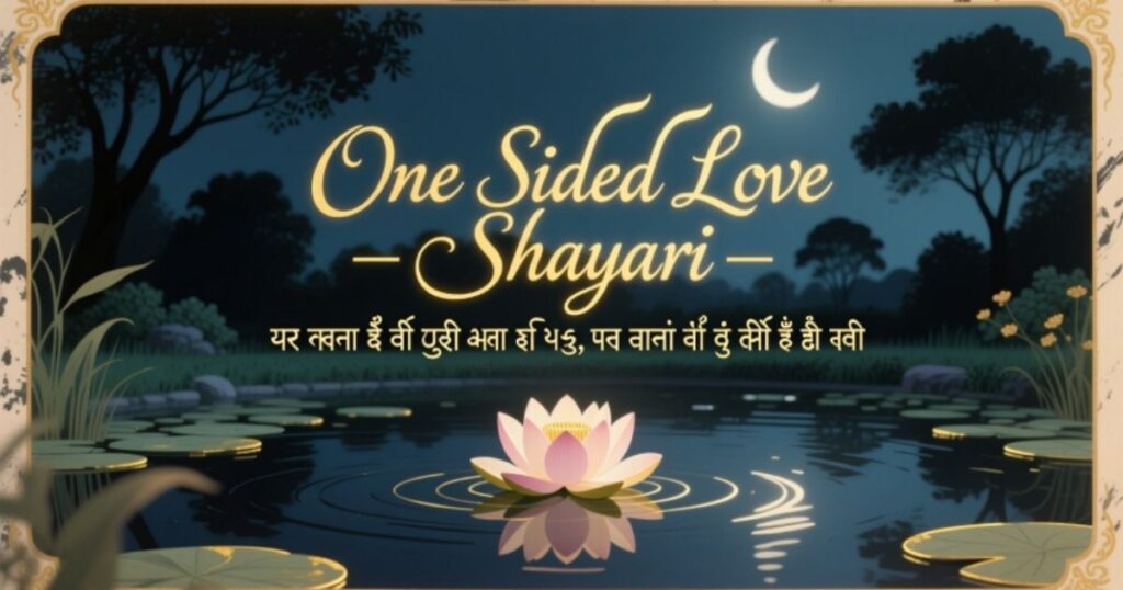 One Sided Love Shayari