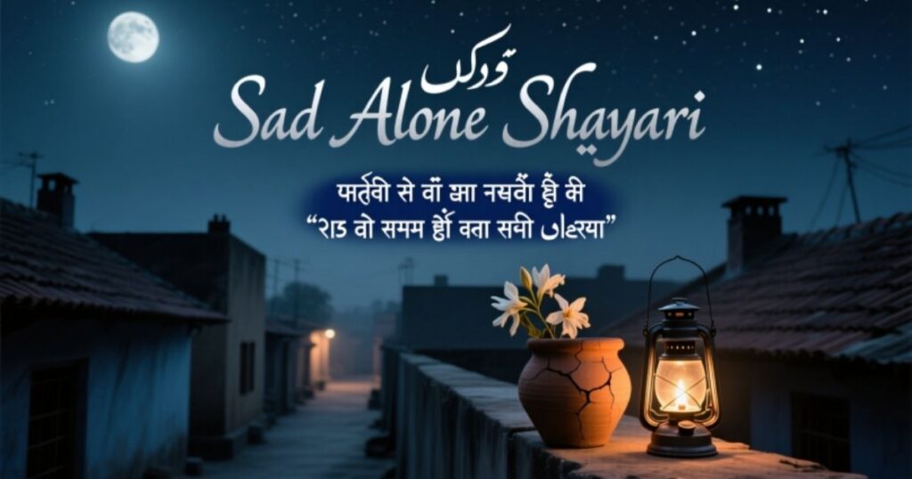 Sad Alone Shayari