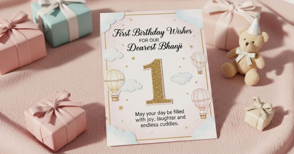 1st Birthday Wishes For Bhanji